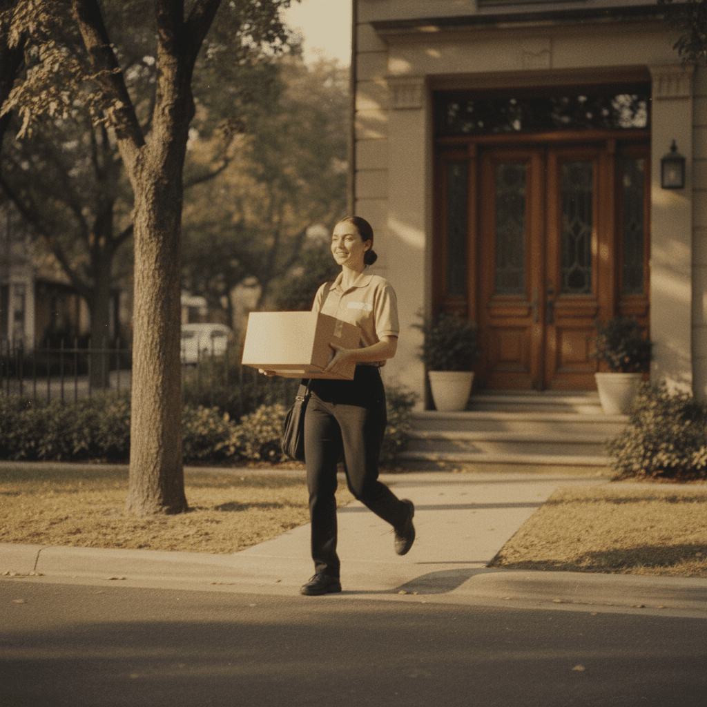 Final-mile delivery to customer address